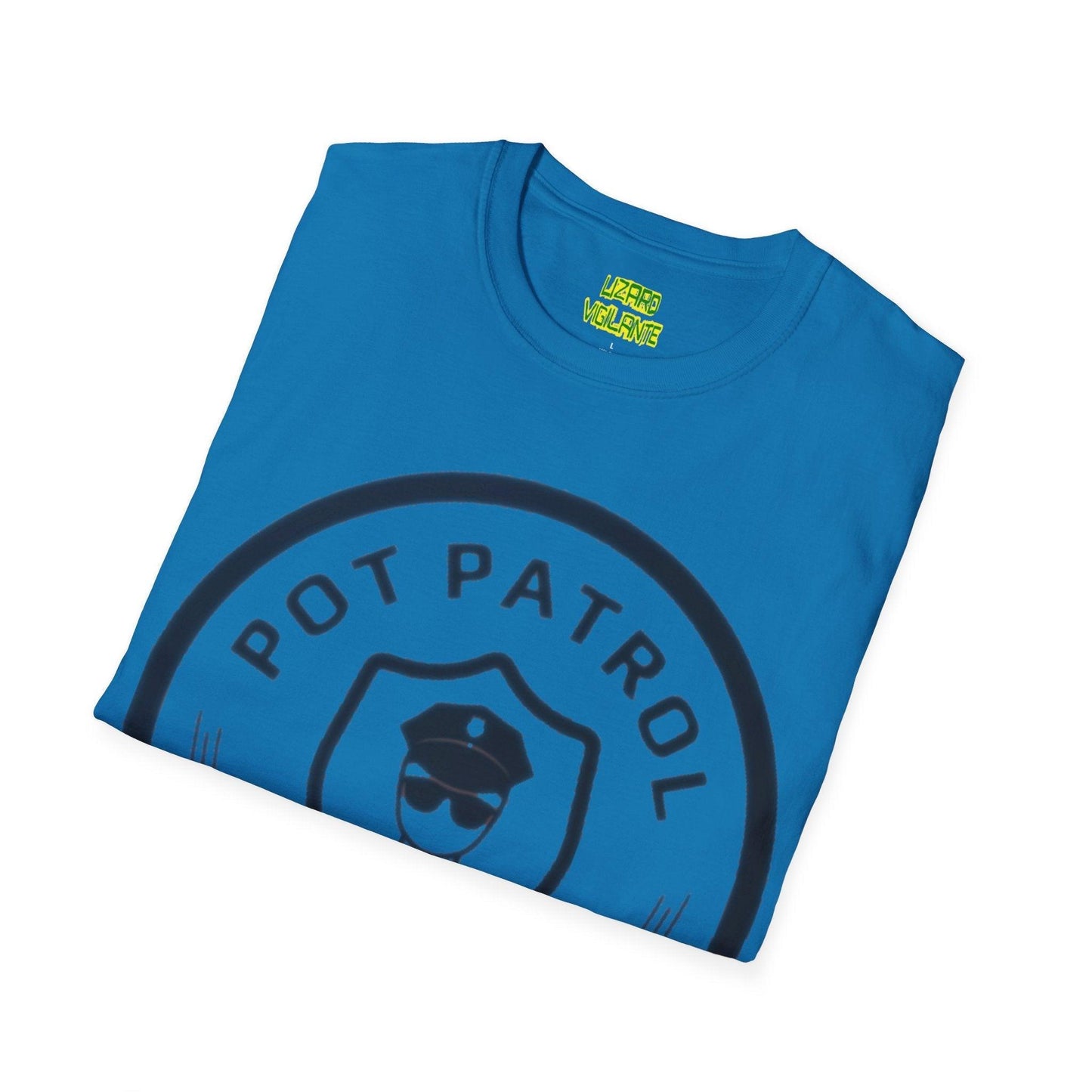 POT PATROL Let's Toke! Unisex Softstyle T-Shirt - Lizard Vigilante