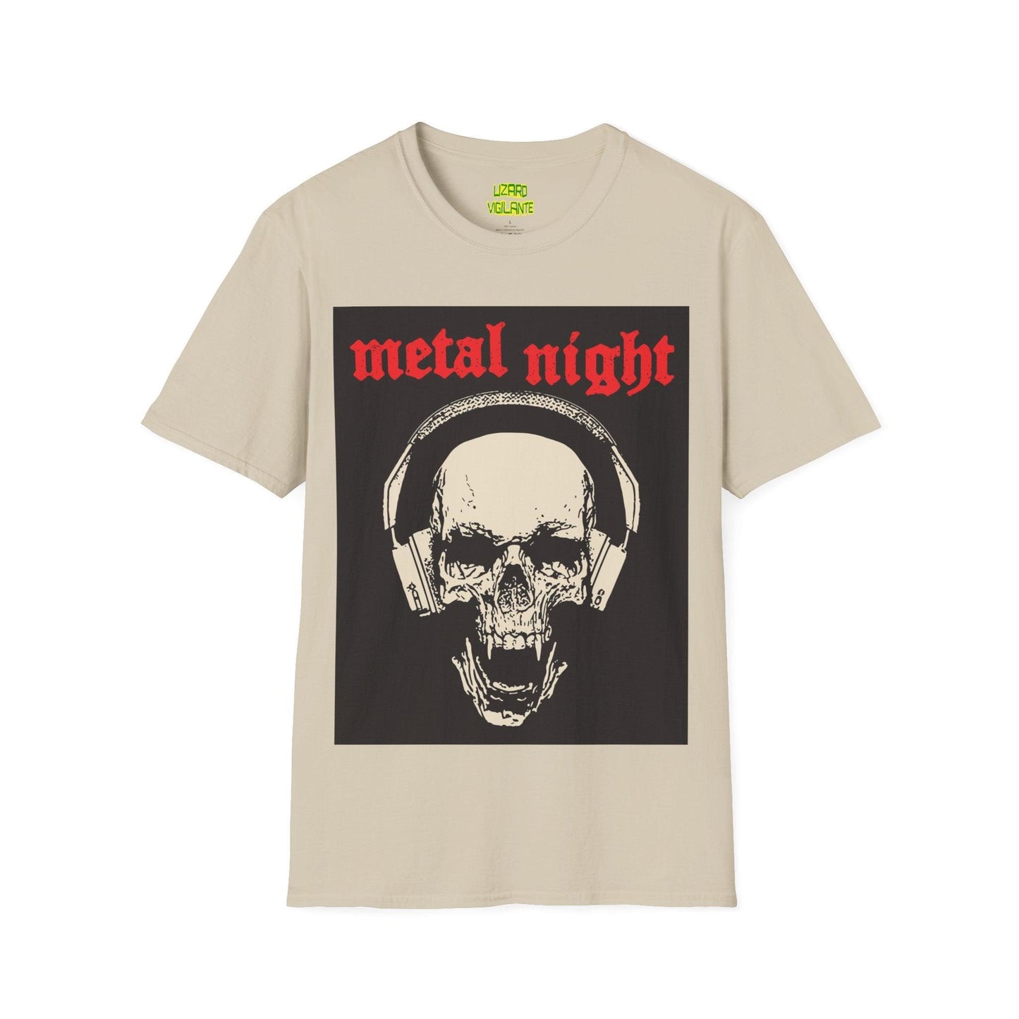 METAL NIGHT Unisex Softstyle T-Shirt - Lizard Vigilante