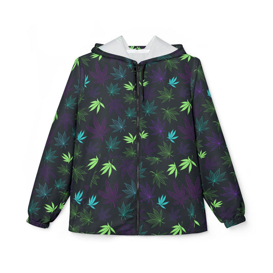 Weed Windbreaker Jacket - Premium Outerwear from Printify - Just $86.49! Shop now at Lizard Vigilante