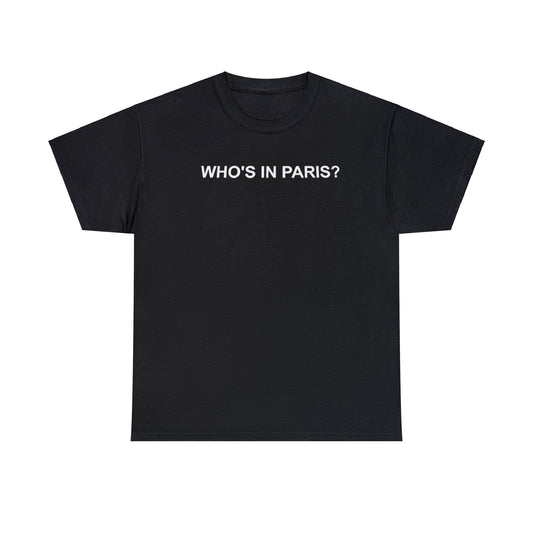 Whos In Paris Funny Shirt
