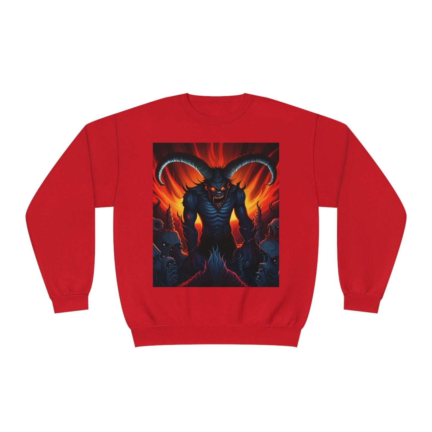 Horny Devil Unisex NuBlend® Crewneck Sweatshirt - Lizard Vigilante