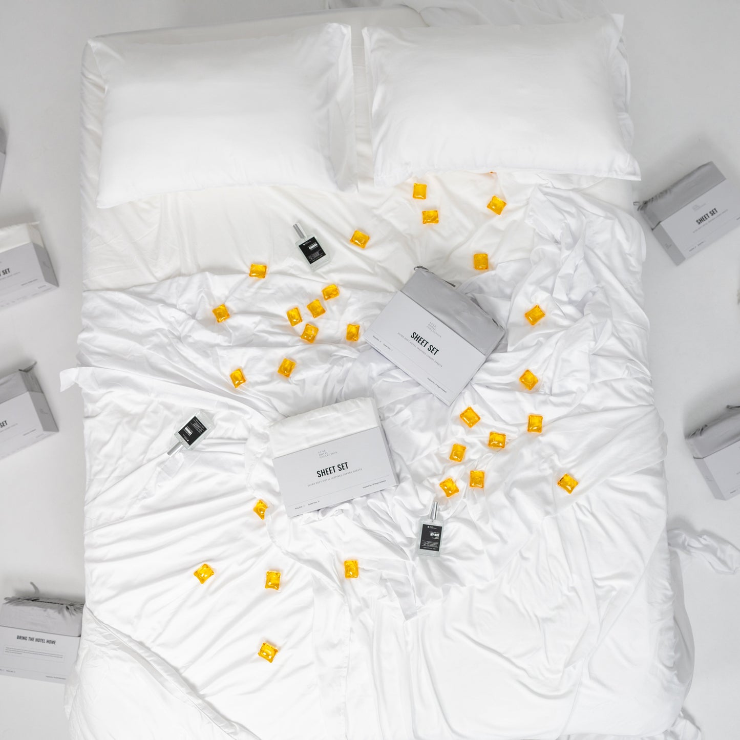 Sateen Cotton Grand Suite Sheet Set