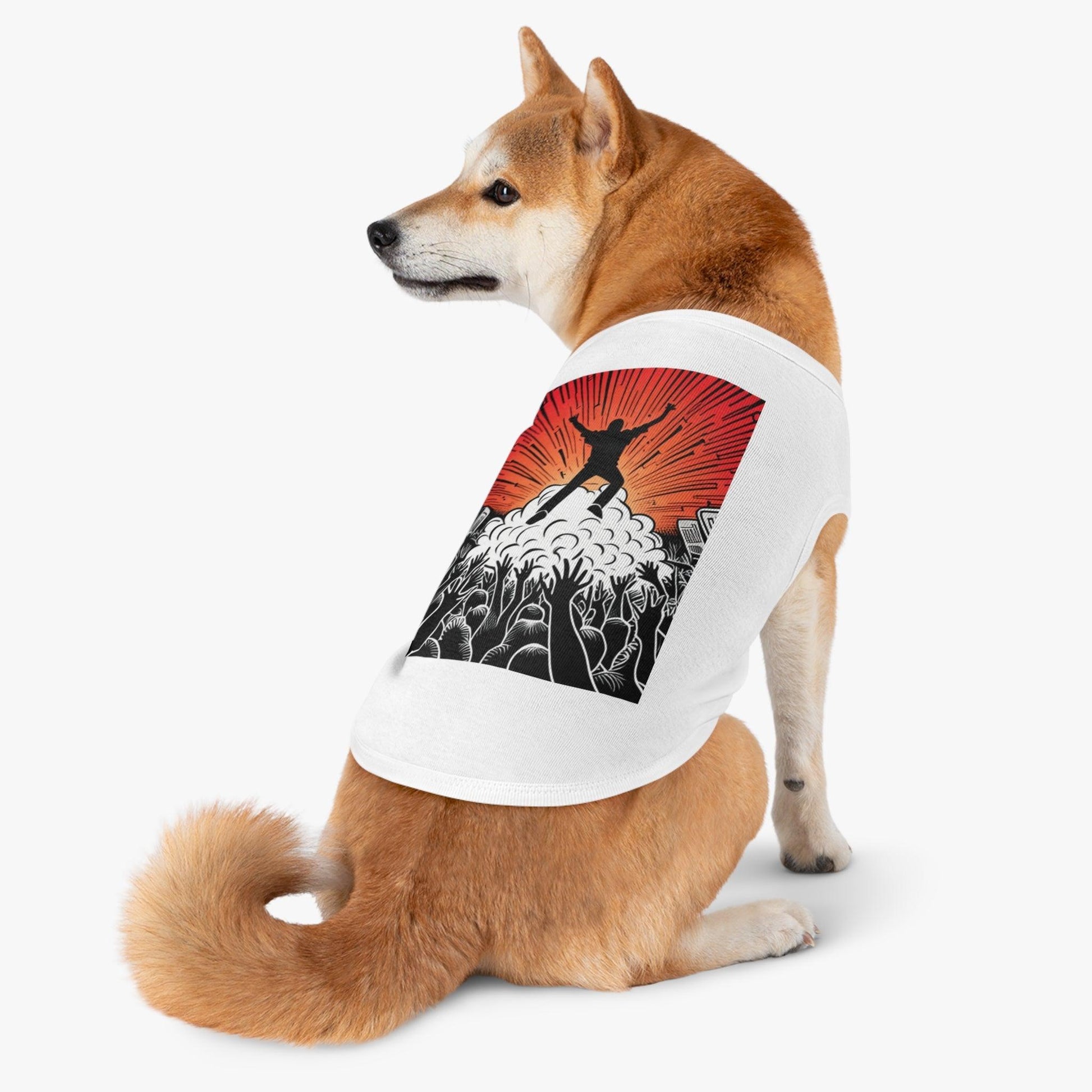 Metal Concert Pet Tank Top - Lizard Vigilante