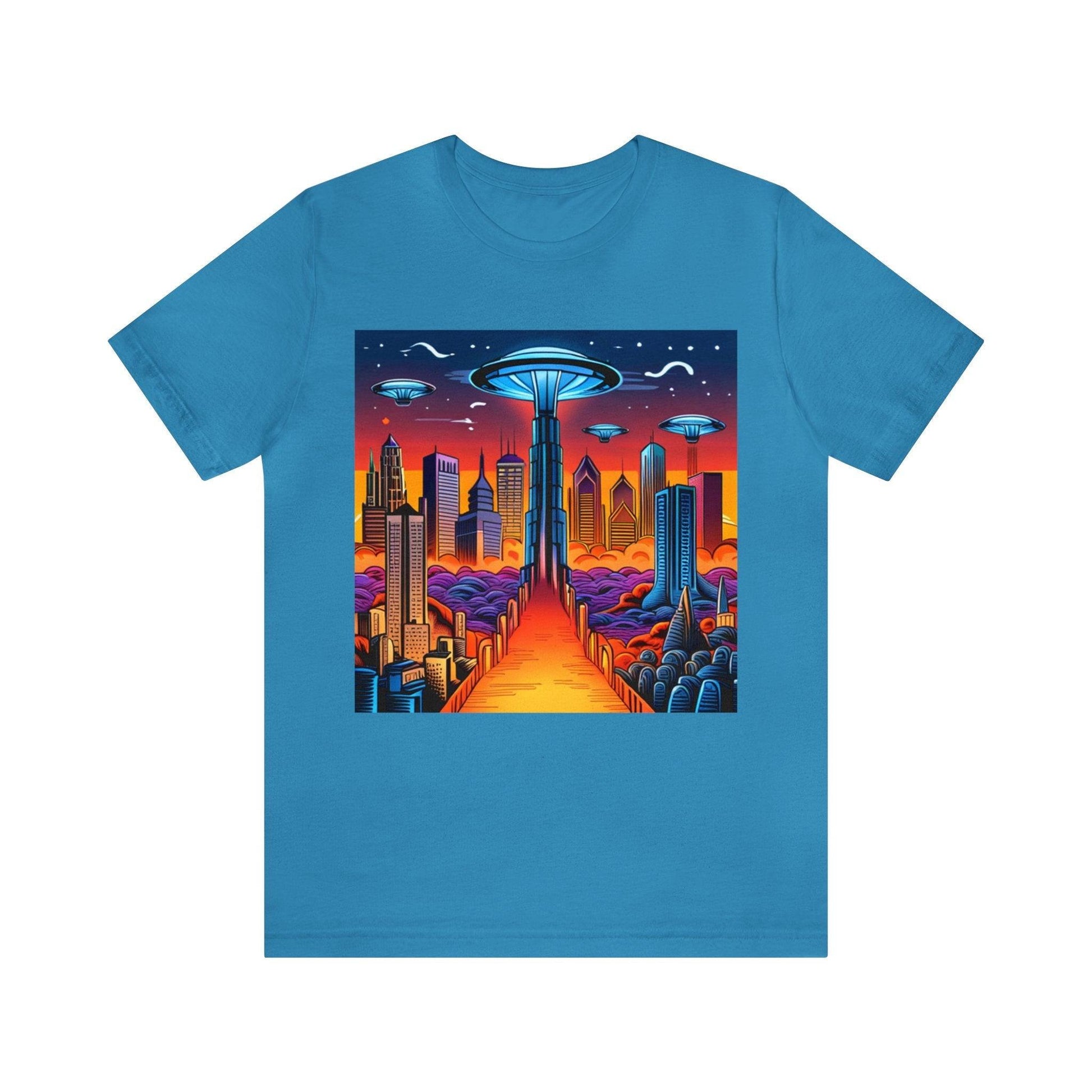 UFOCITY Unisex Jersey Short Sleeve Tee - Lizard Vigilante