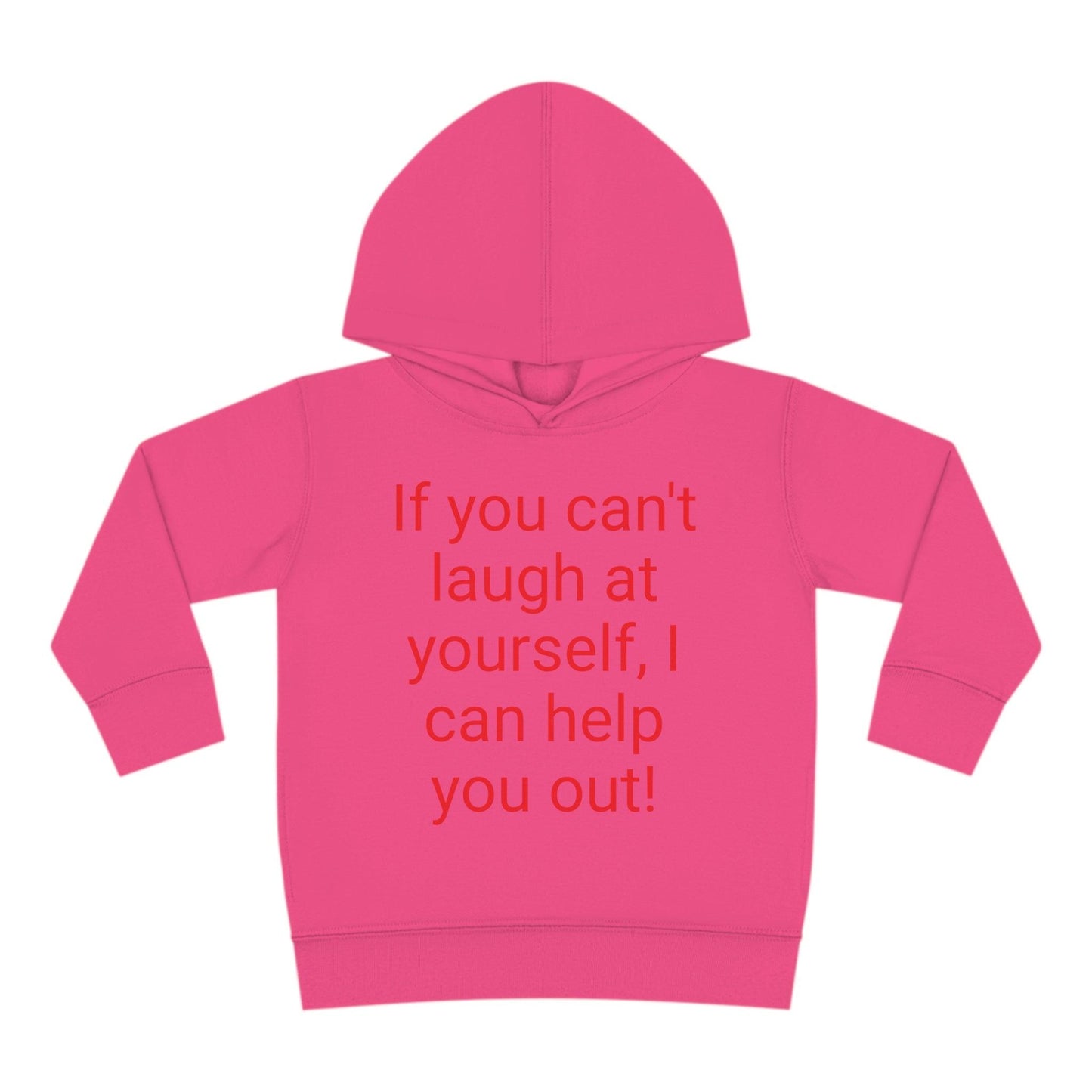 If You Can't laugh Toddler Pullover Fleece Hoodie - Lizard Vigilante