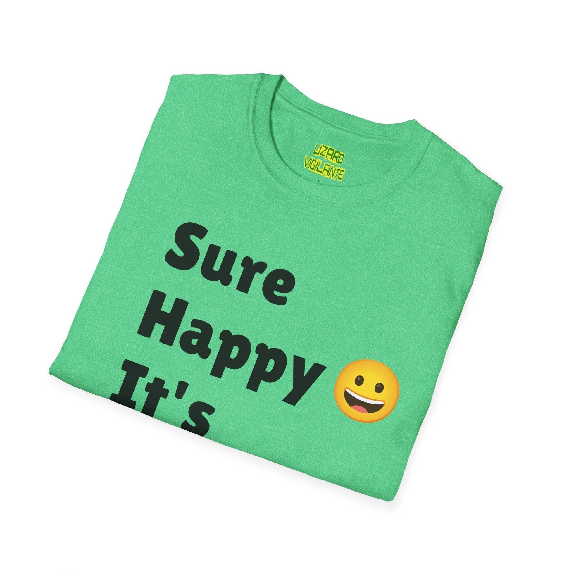 Sure Happy It's Thursday Unisex Softstyle T-Shirt - Lizard Vigilante