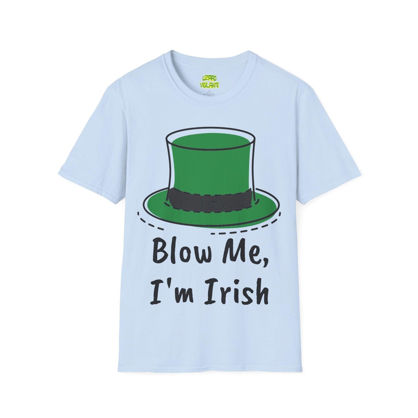 Blow Me, I'm irish Unisex Softstyle T-Shirt - Lizard Vigilante