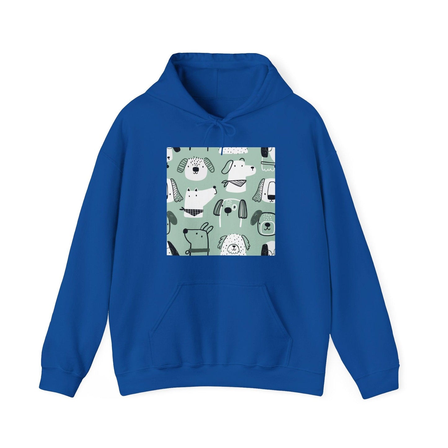 Illustrated Doggers Unisex Heavy Blend™ Hooded Sweatshirt - Premium Hoodie from Printify - Just $37.34! Shop now at Lizard Vigilante