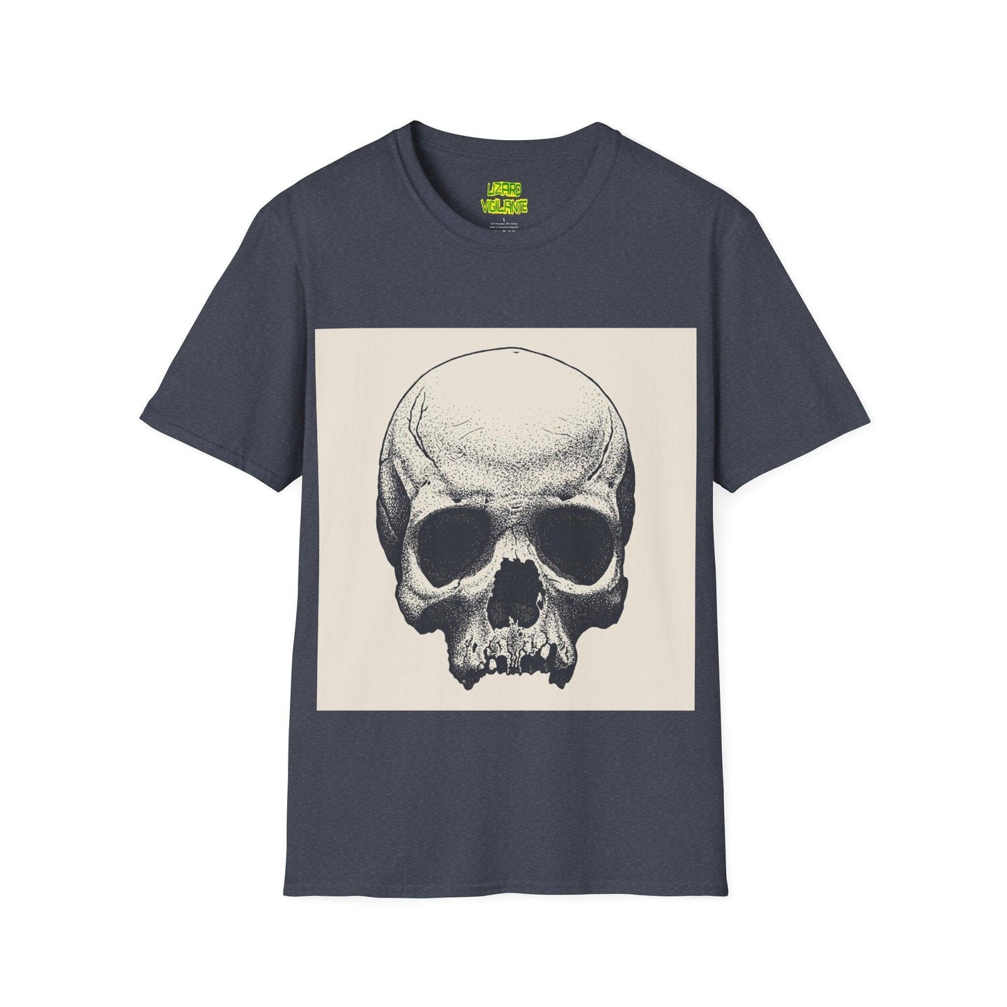 Skull No Jawbone Unisex Softstyle T-Shirt - Lizard Vigilante