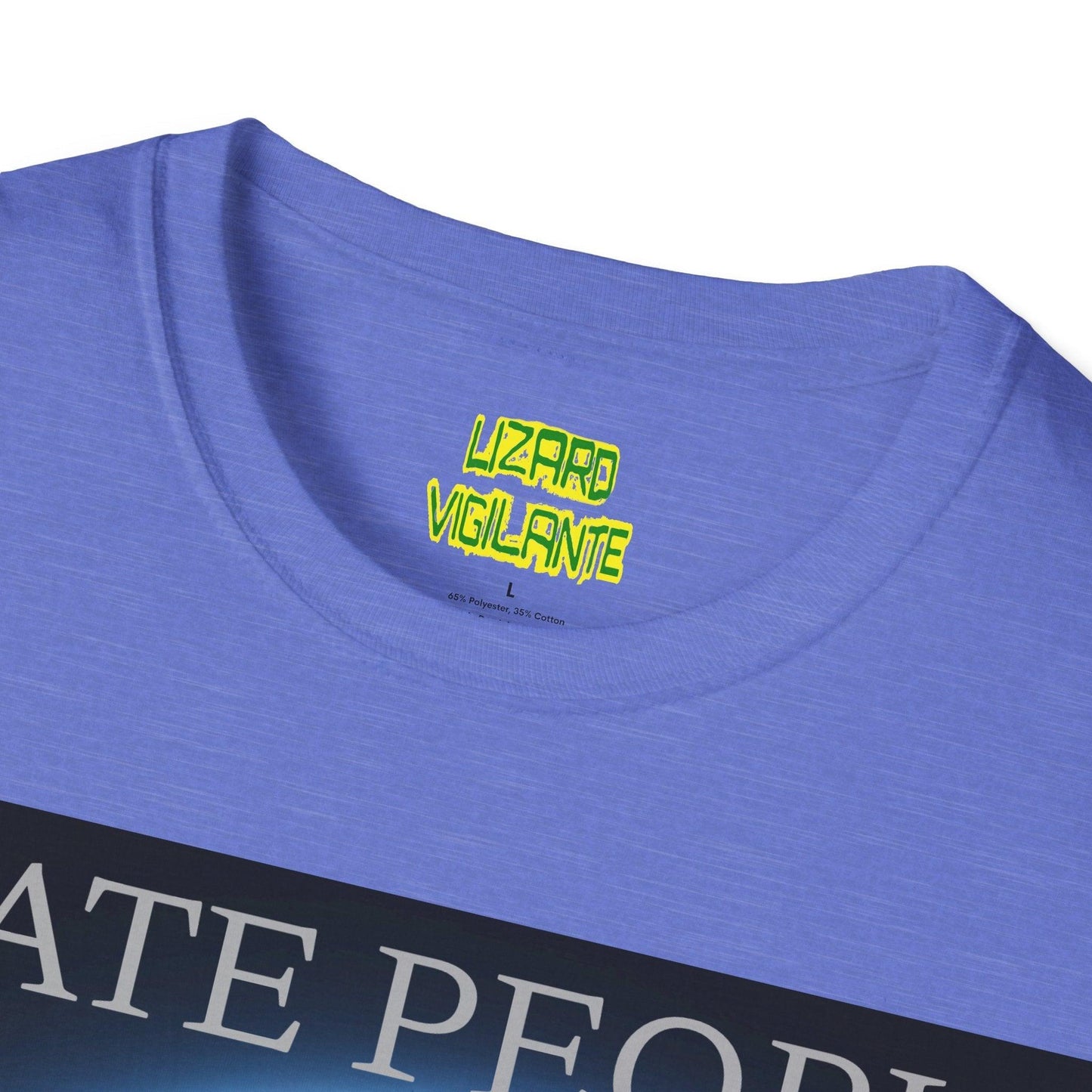 I Hate People Alien Unisex Softstyle T-Shirt - Lizard Vigilante