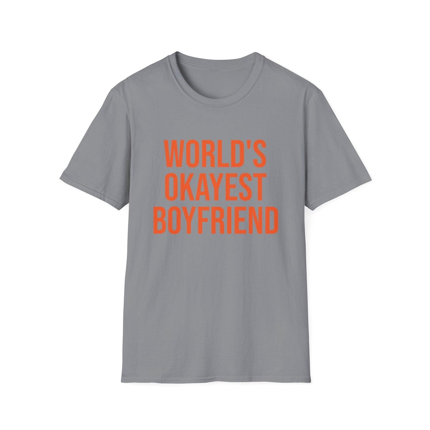 World's Okayest Boyfriend Unisex Softstyle T-Shirt - Lizard Vigilante