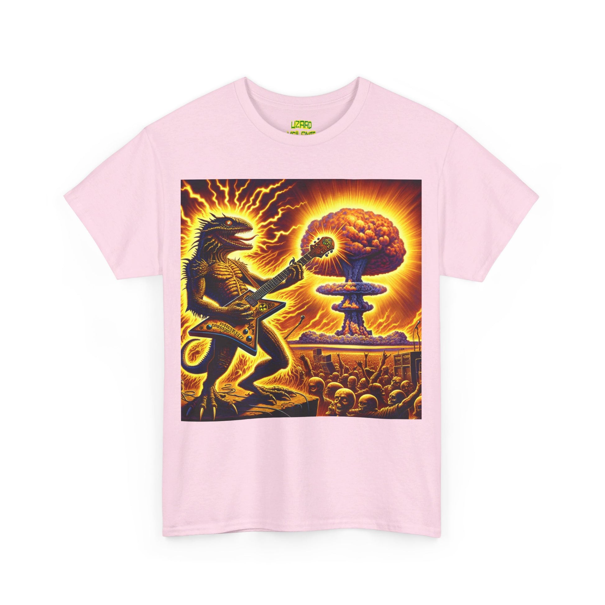 Lizard F. Bomb Unisex Heavy Cotton Tee - Premium T-Shirt from Printify - Just $25.35! Shop now at Lizard Vigilante