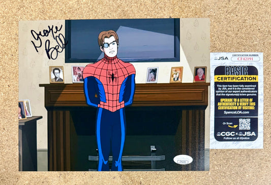Drake Bell Signed Autographed Disney XD Ultimate Spider-Man 8x10 Photo JSA COA