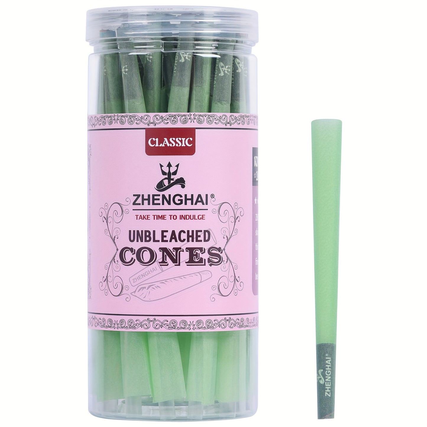 ZHENGHAI 50Pack King Size 109mm Pre-Rolled Tapered Paper Cones With Cone Loader, Tips & Packing Tubes, Ideal For Herb Grinder, Perfect Household Gadget And Gift Idea - Premium  from Lizard Vigilante - Just $9.99! Shop now at Lizard Vigilante