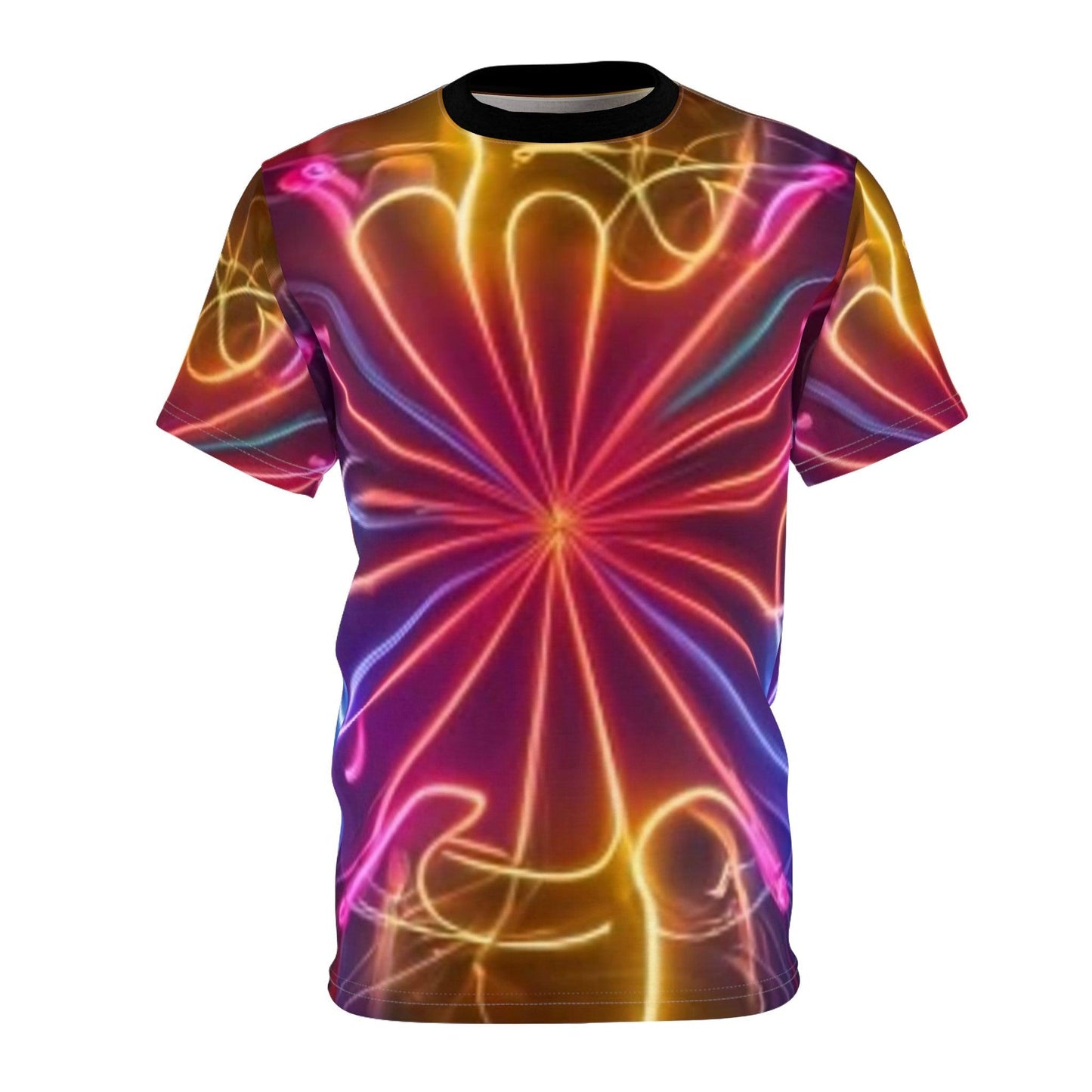 Neon Flower Unisex Tee - Lizard Vigilante