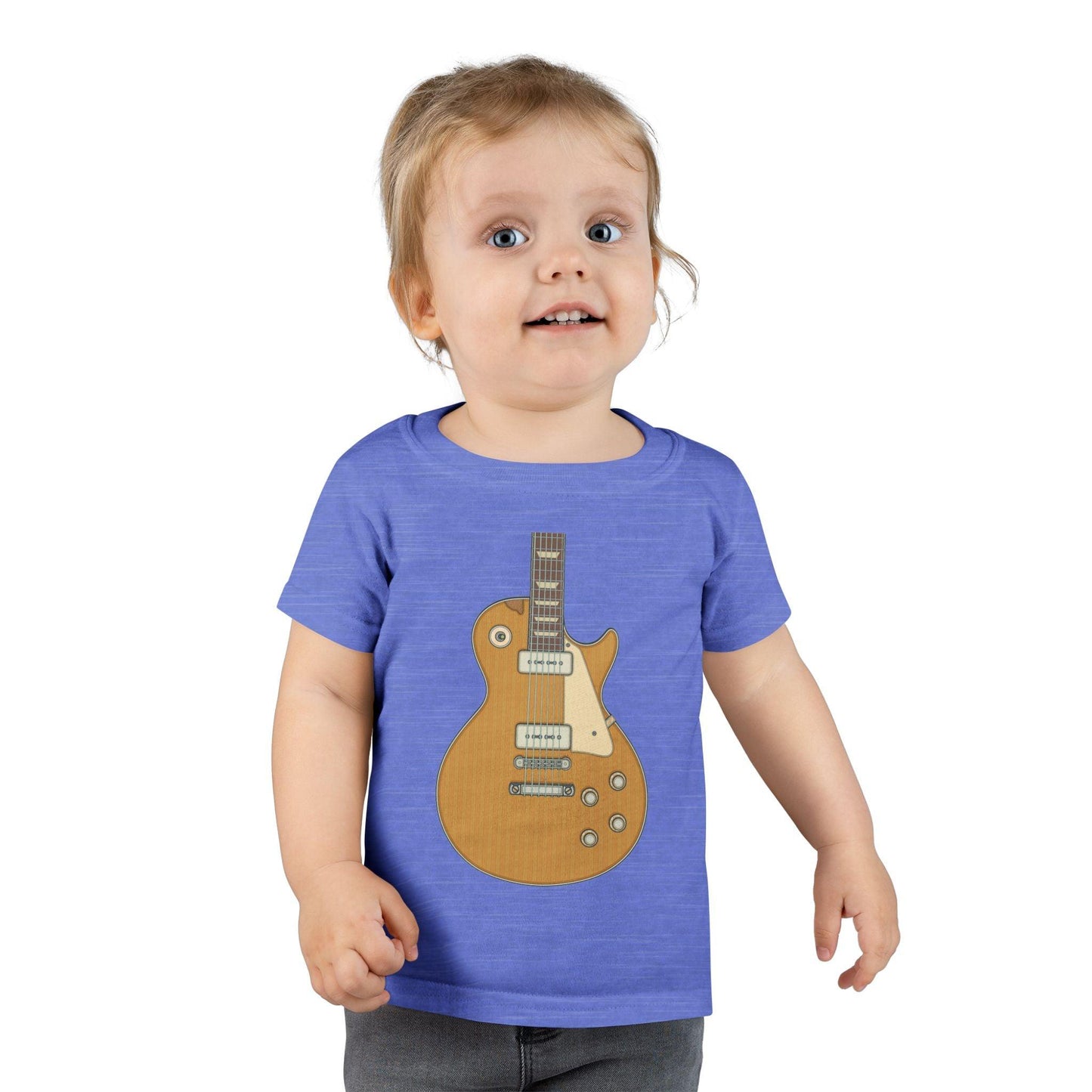 LP Electric Guitar Toddler T-shirt 2T-6T - Premium Kids clothes from Printify - Just $24.79! Shop now at Lizard Vigilante