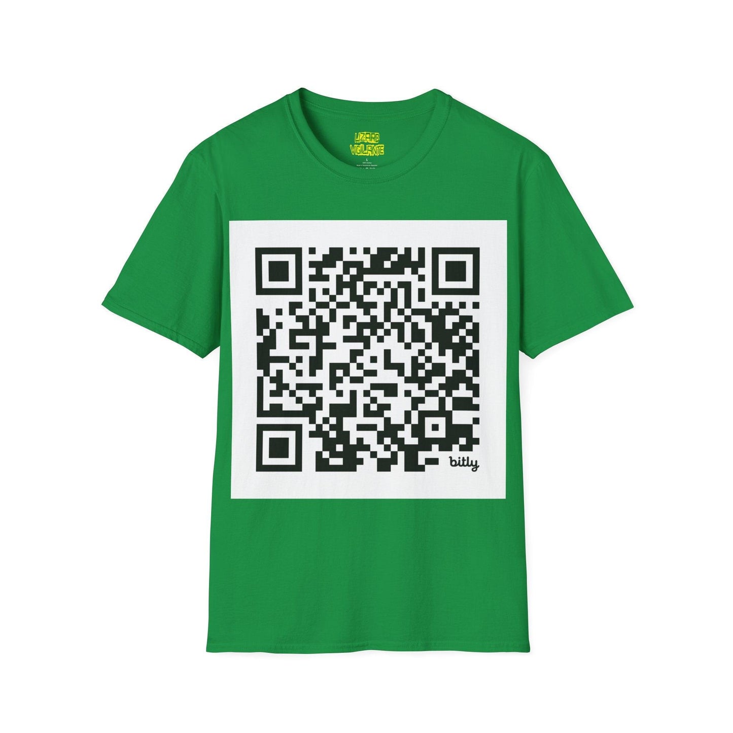 Lizard Vigilante QR Code Unisex Softstyle T-Shirt - Lizard Vigilante