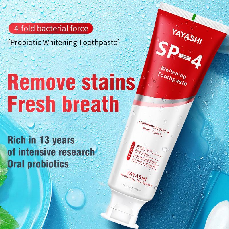 Probiotic Toothpaste For Whitening Teeth, Removing Stains, Eliminating Bad Breath, And Refreshing The Skin.