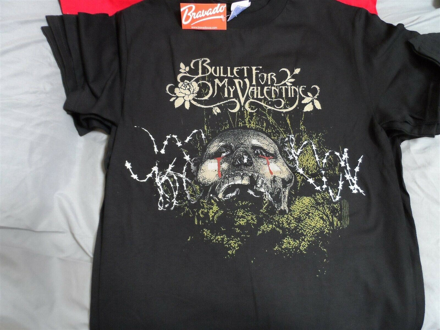 BULLET FOR MY VALENTINE - Bleeding Skull T-Shirt ~Never Worn~ SMALL