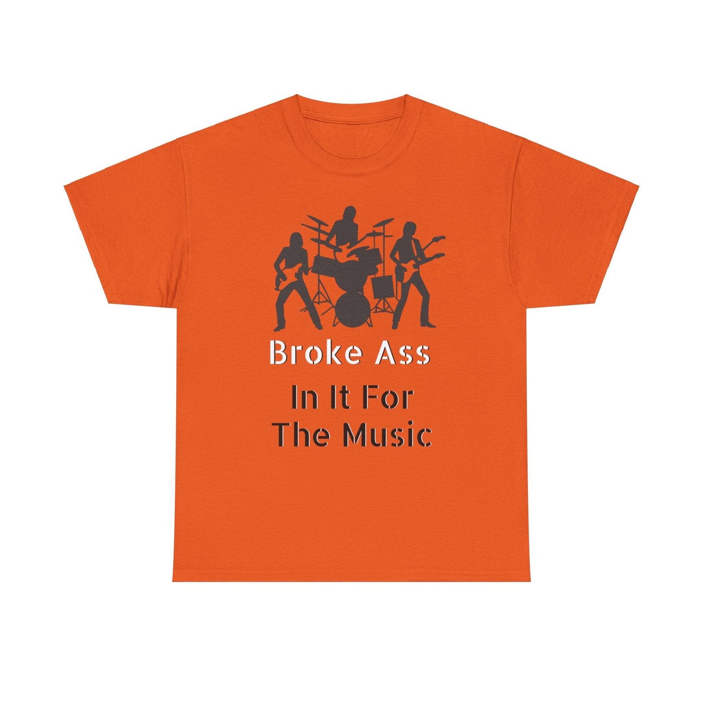 Broke Ass Band Album "In It For The Music" Unisex Heavy Cotton Tee - Lizard Vigilante