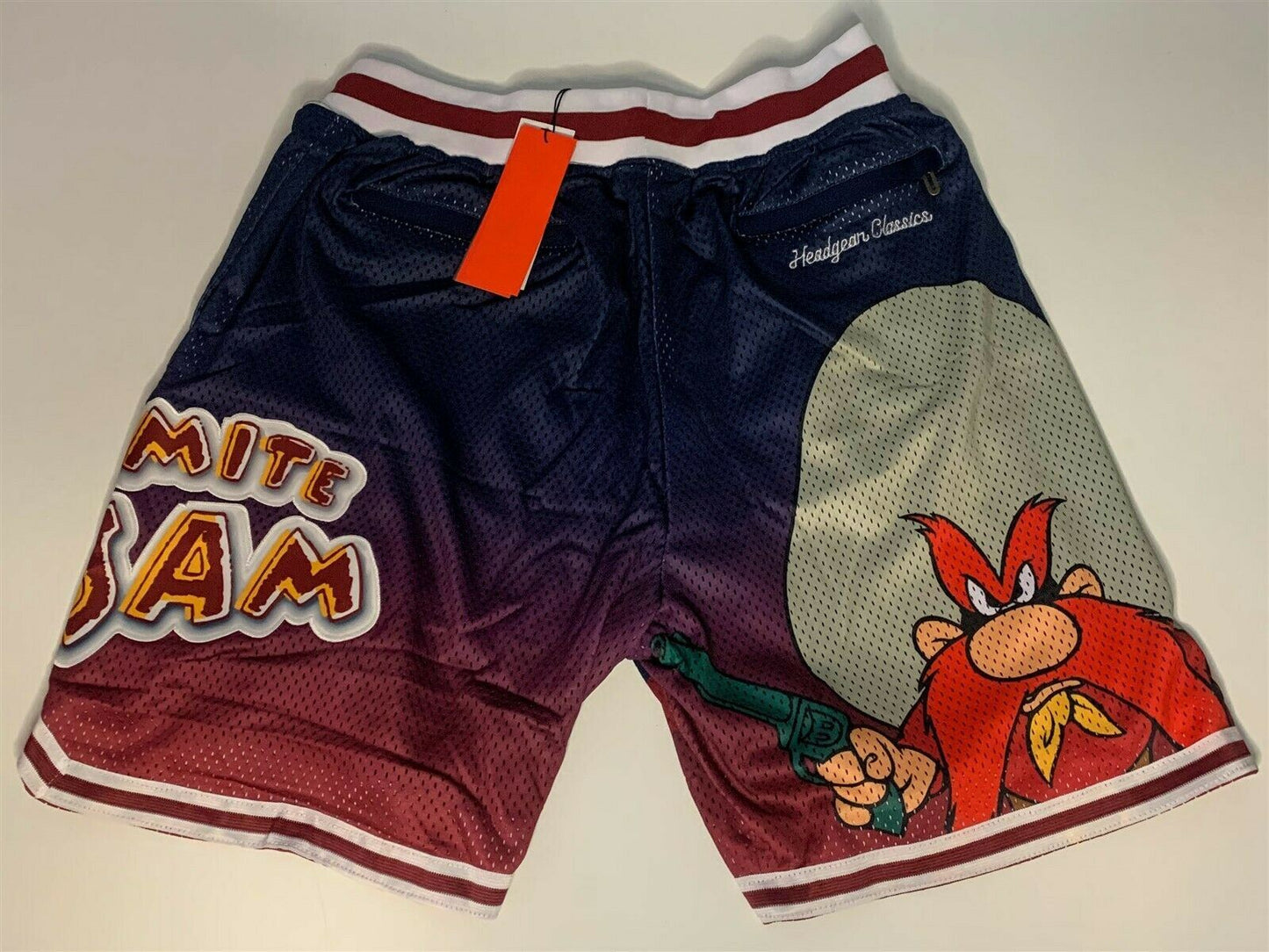 YOSEMITE SAM / DENVER ALTRNV Headgear Classics Basketball Shorts ~Never Worn~ L