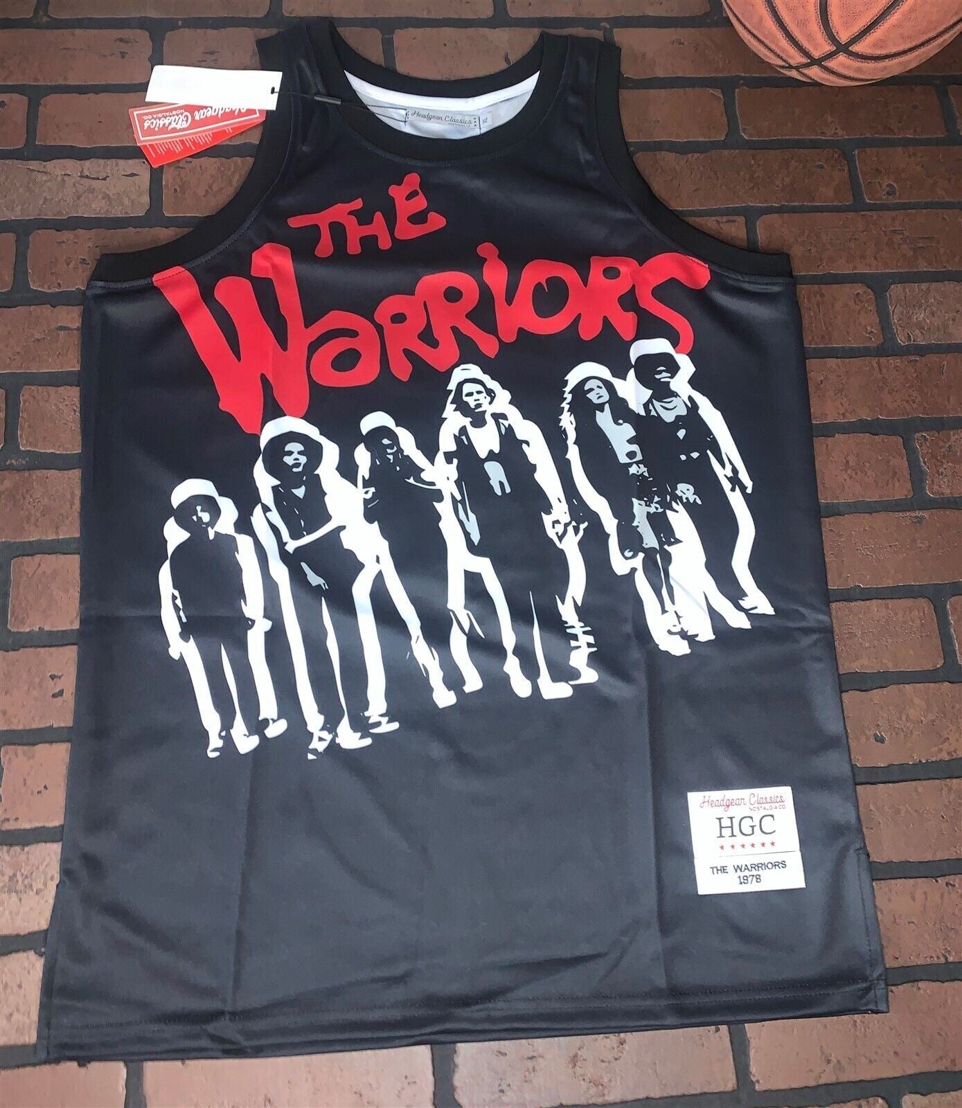THE WARRIORS Black Headgear Classics Basketball Jersey ~Never Worn~ S M 2XL 3XL