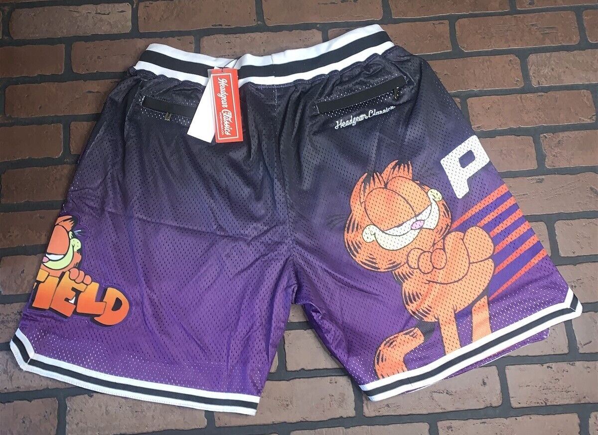 GARFIELD / PHX SUNS Headgear Classics Basketball Shorts ~Never Worn~ S M L XL
