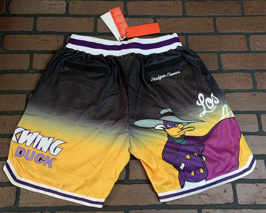 DARKWING DUCK / LOS ANGELES Headgear Classics Basketball Shorts ~Never Worn~
