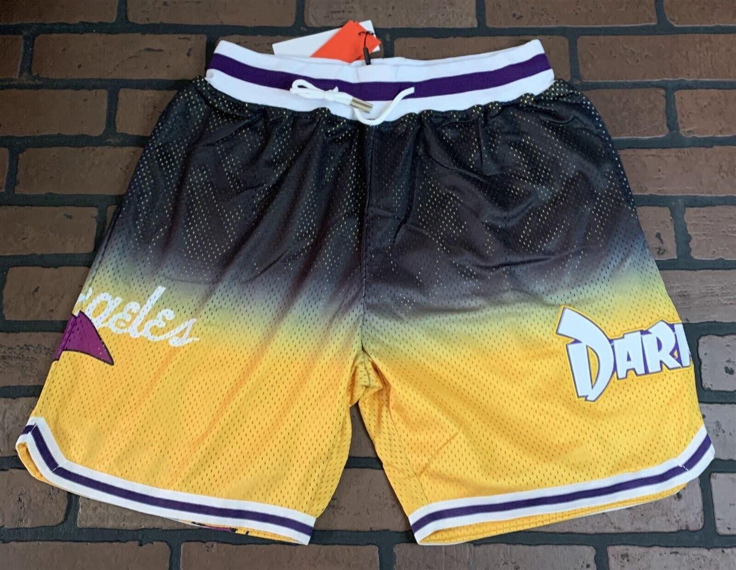 DARKWING DUCK / LOS ANGELES Headgear Classics Basketball Shorts ~Never Worn~