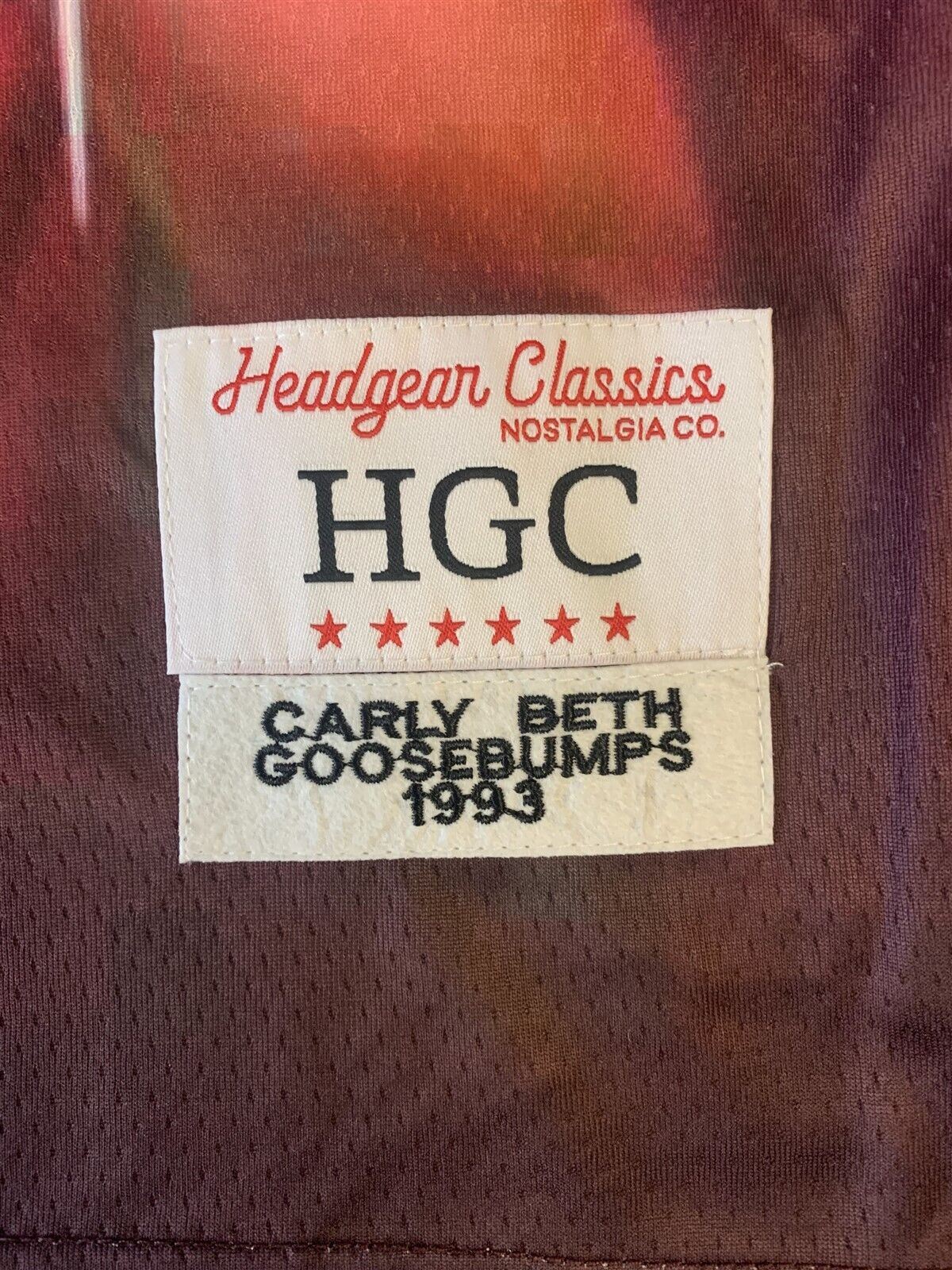 GOOSEBUMPS / BETH Headgear Classics Basketball Jersey ~Never Worn~ M XL
