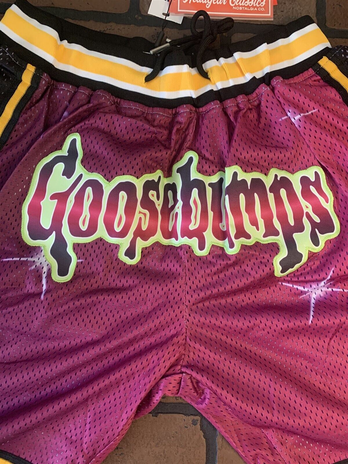 GOOSEBUMPS / BETH Headgear Classics Basketball Shorts ~Never Worn~ M XL