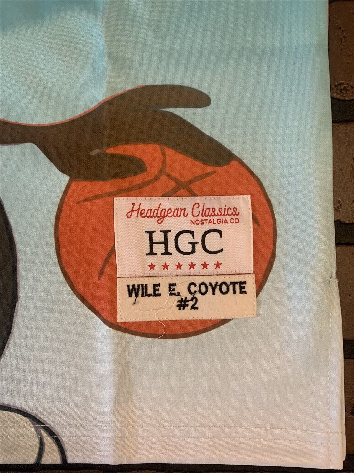 WILE E COYOTE Headgear Classics Basketball Jersey~Not Worn~M XL