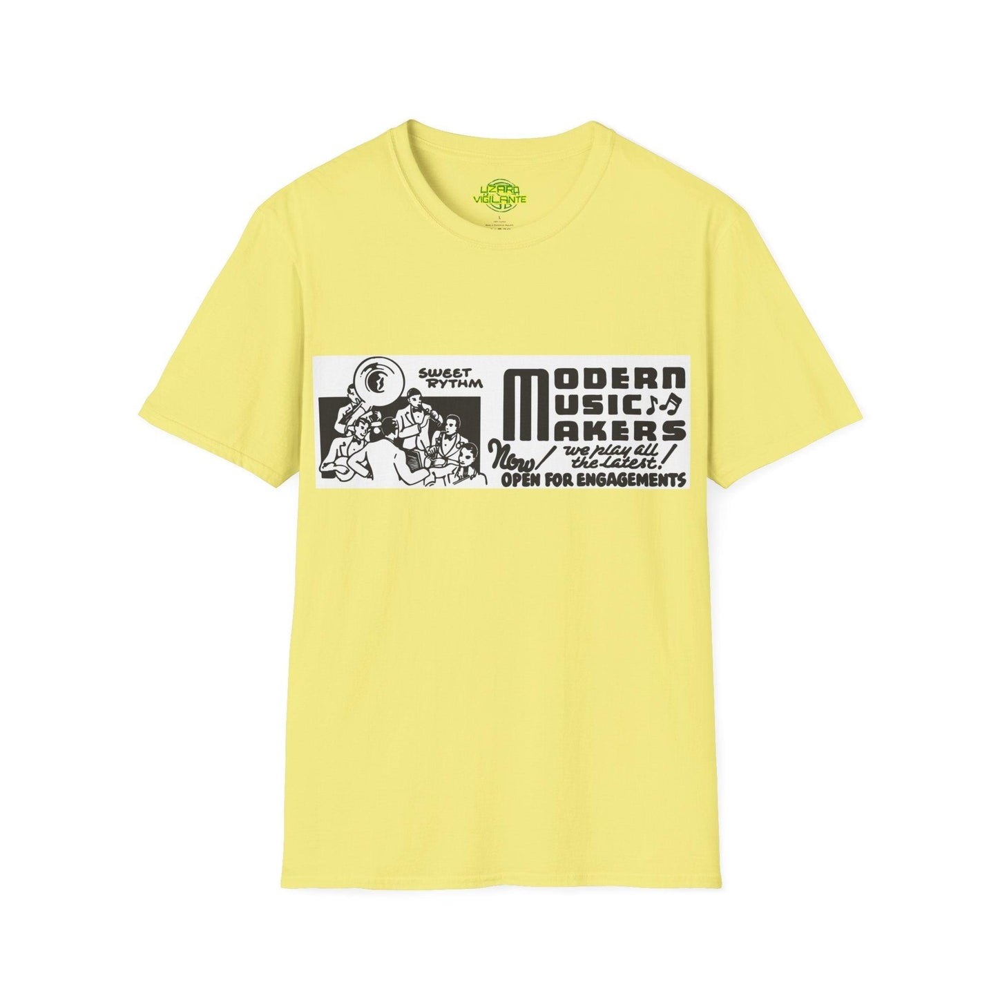 Modern Music Makers Unisex Softstyle T-Shirt - Lizard Vigilante