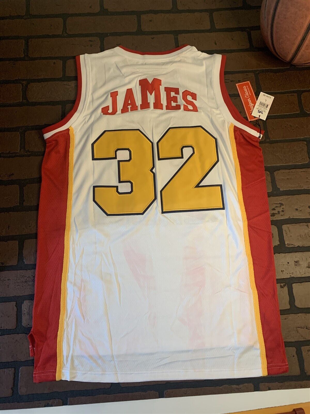LEBRON McDonalds "32" Headgear Classics Basketball Jersey~Never Worn~S M XL 2XL