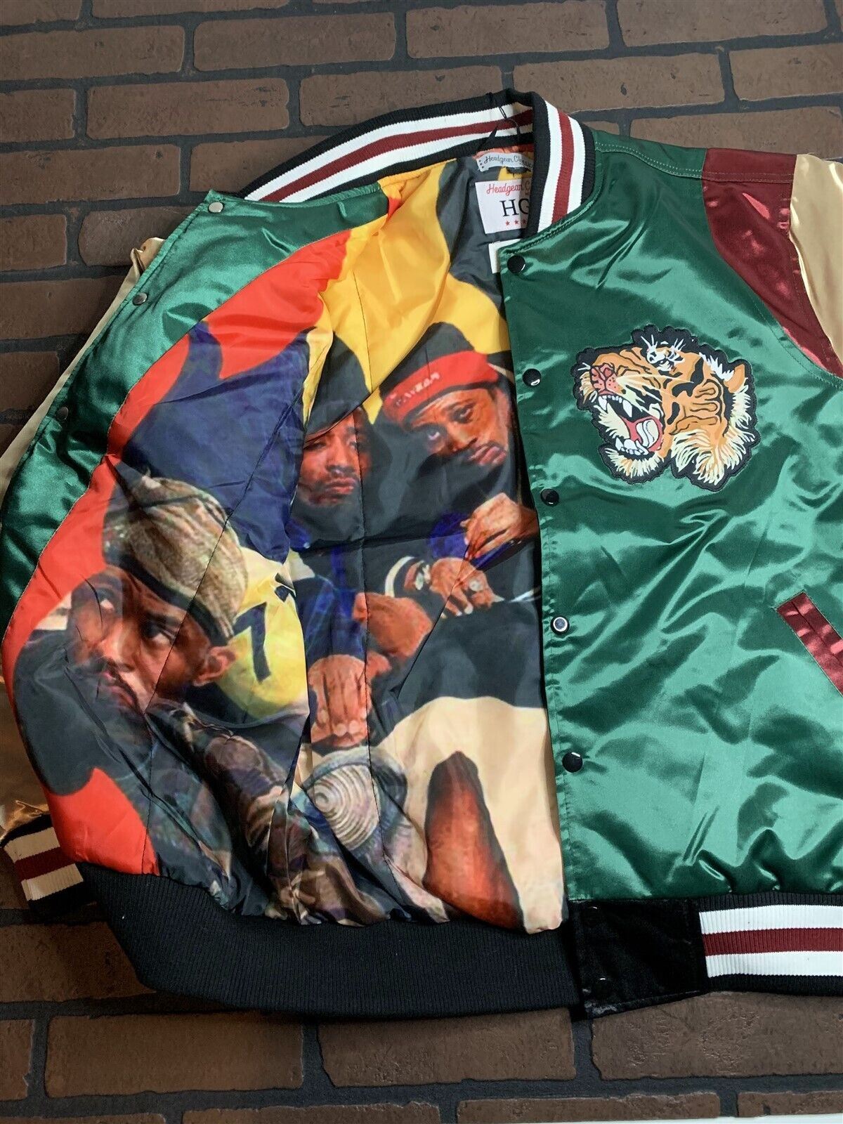 WU-TANG CLAN -Tiger Headgear Classics Streetwear Jacket~Never Worn~S M 3XL