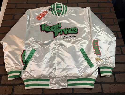 FRESH PRINCE OF BEL-AIR Headgear Classics White Streetwear Jacket~Never Worn~ XL