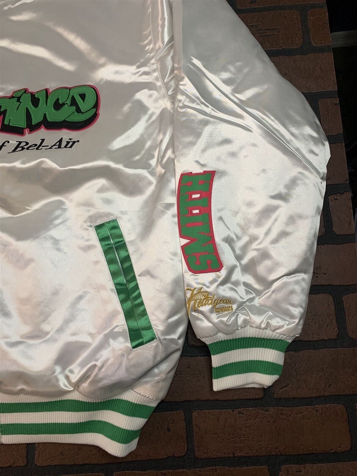 FRESH PRINCE OF BEL-AIR Headgear Classics White Streetwear Jacket~Never Worn~ XL