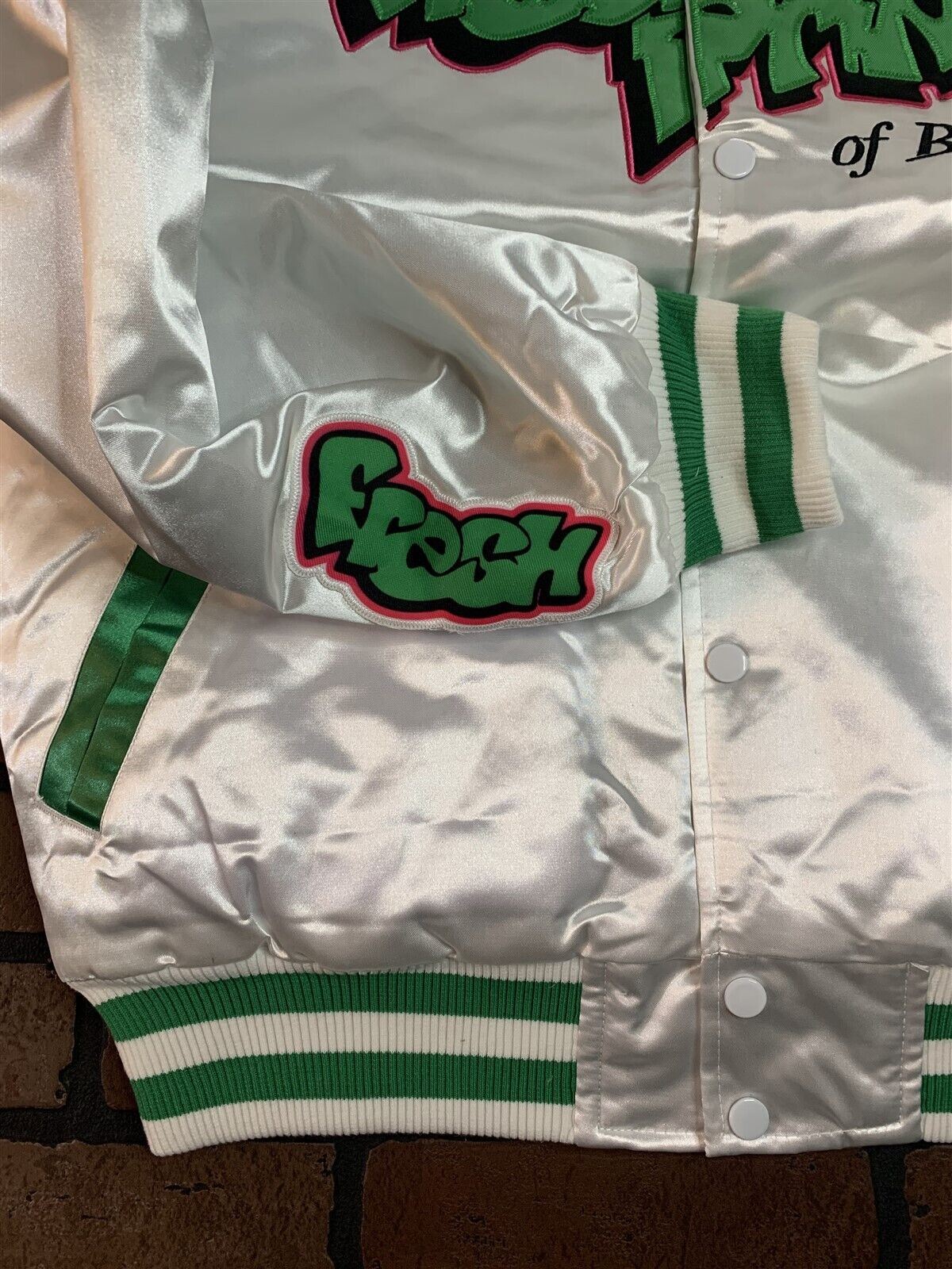 FRESH PRINCE OF BEL-AIR Headgear Classics White Streetwear Jacket~Never Worn~ XL
