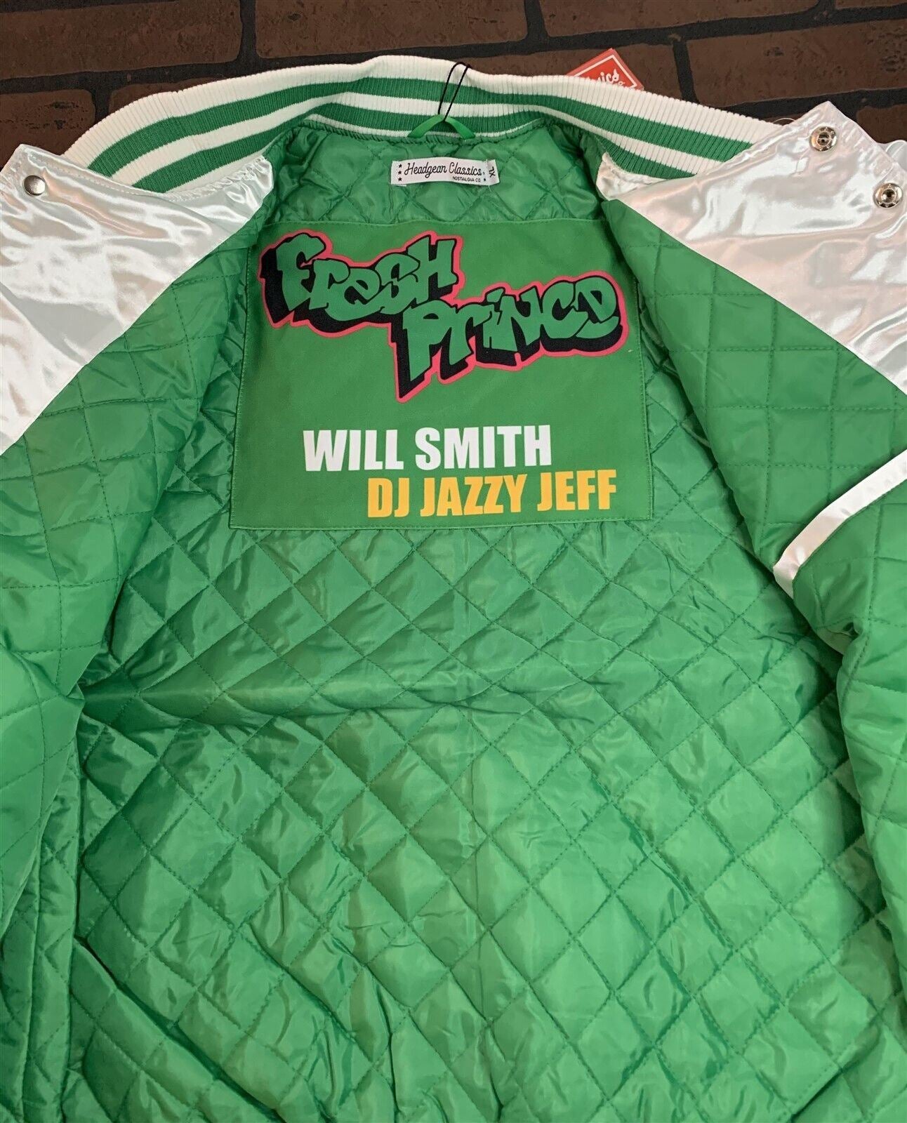 FRESH PRINCE OF BEL-AIR Headgear Classics White Streetwear Jacket~Never Worn~ XL