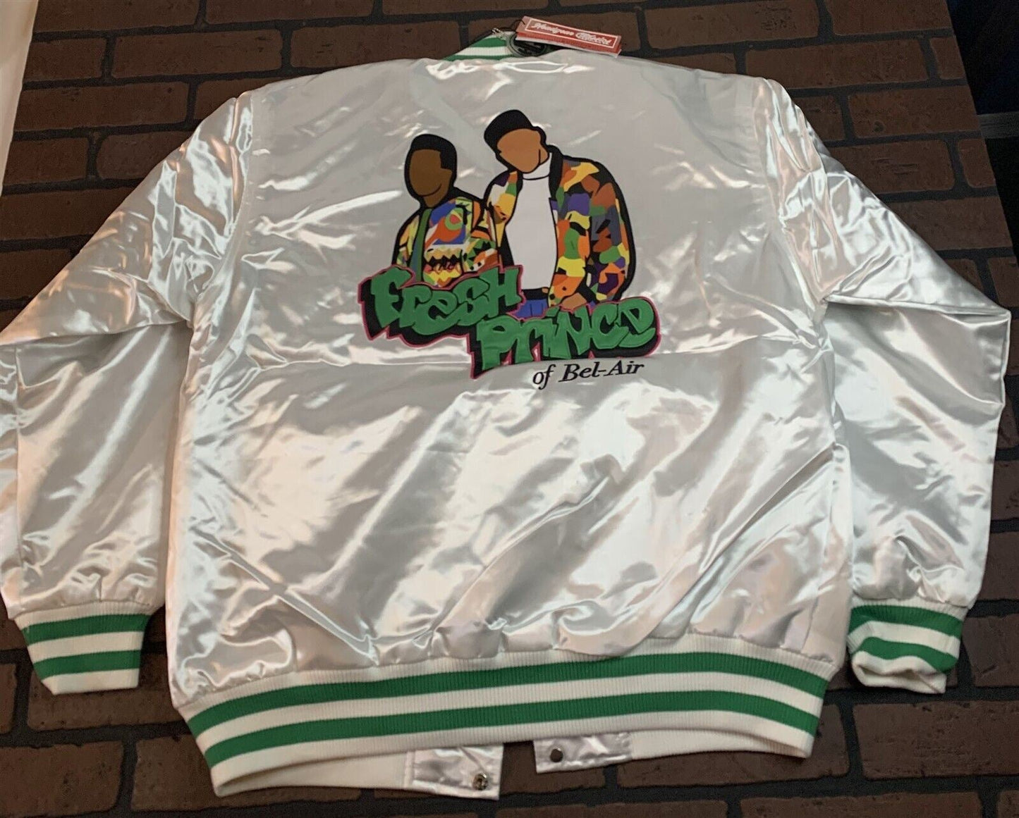 FRESH PRINCE OF BEL-AIR Headgear Classics White Streetwear Jacket~Never Worn~ XL