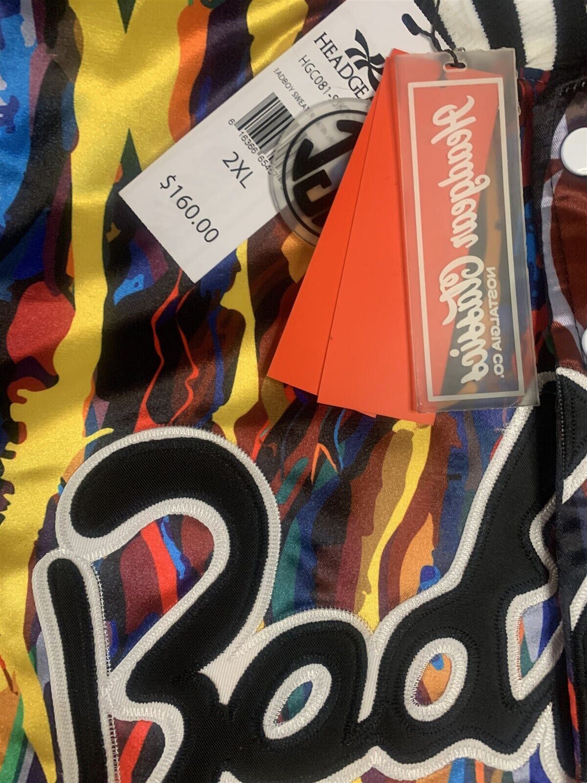 BAD BOY BIGGIE SMALLS Headgear Classics Streetwear Jacket~Never Worn~ M L XL 2XL