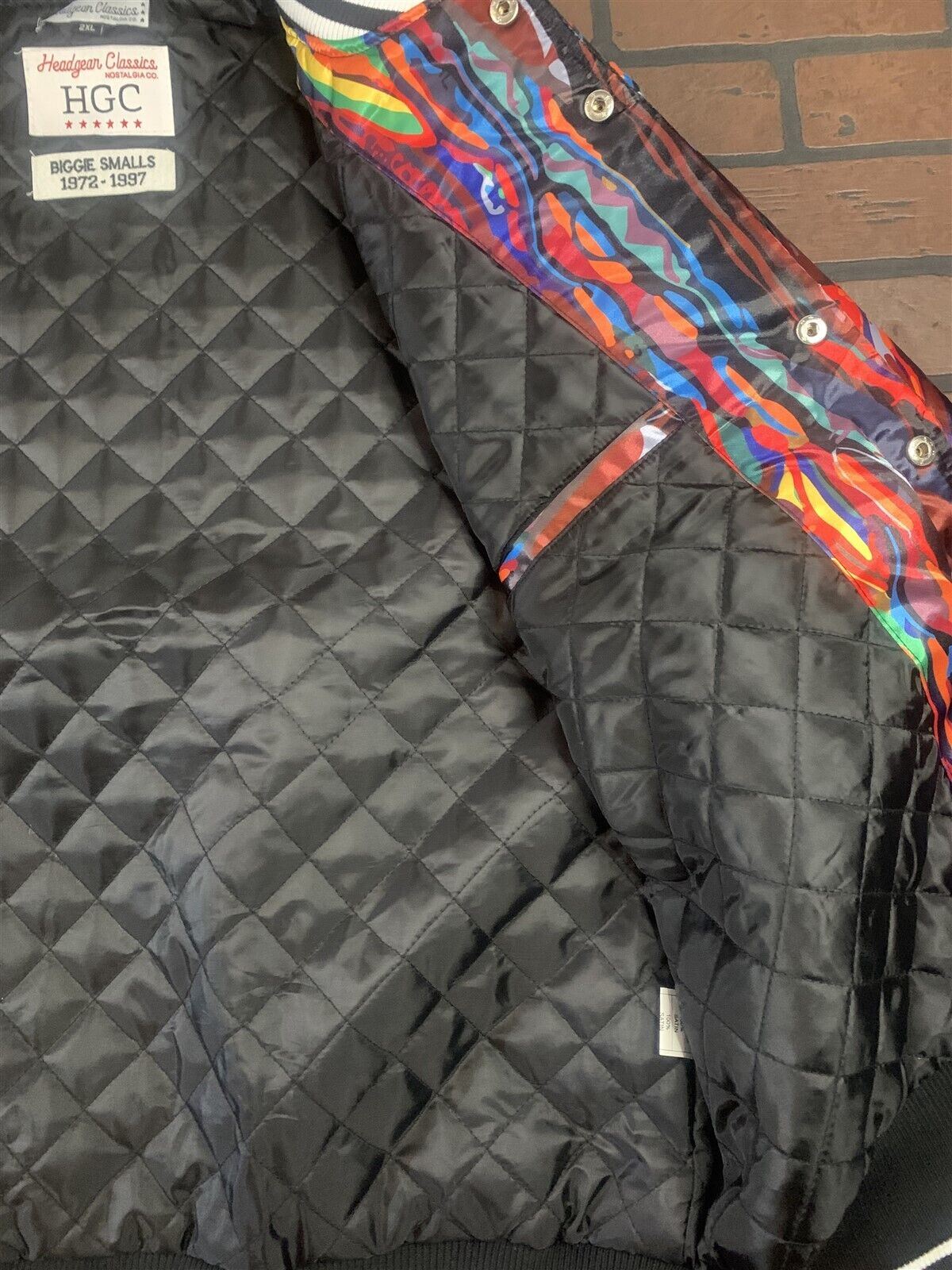 BAD BOY BIGGIE SMALLS Headgear Classics Streetwear Jacket~Never Worn~ M L XL 2XL