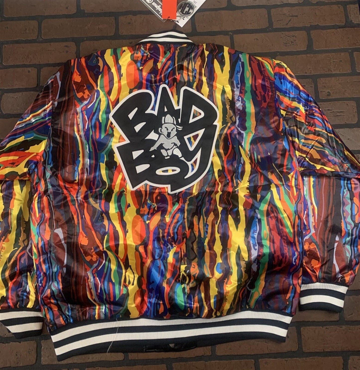 BAD BOY BIGGIE SMALLS Headgear Classics Streetwear Jacket~Never Worn~ M L XL 2XL