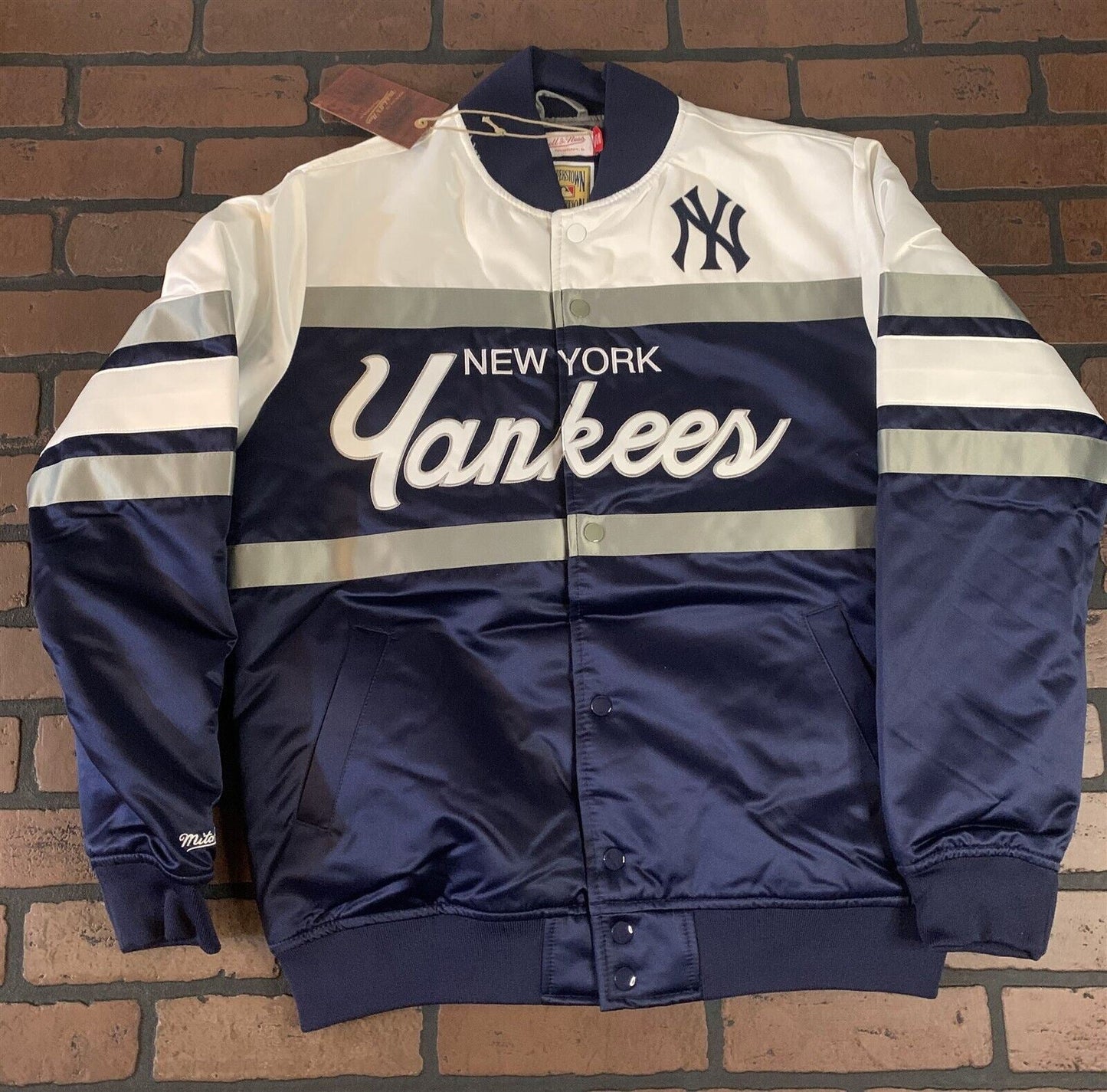 YANKEES Mitchell & Ness Special Script Heavyweight Jacket S M L XL 2XL 3XL