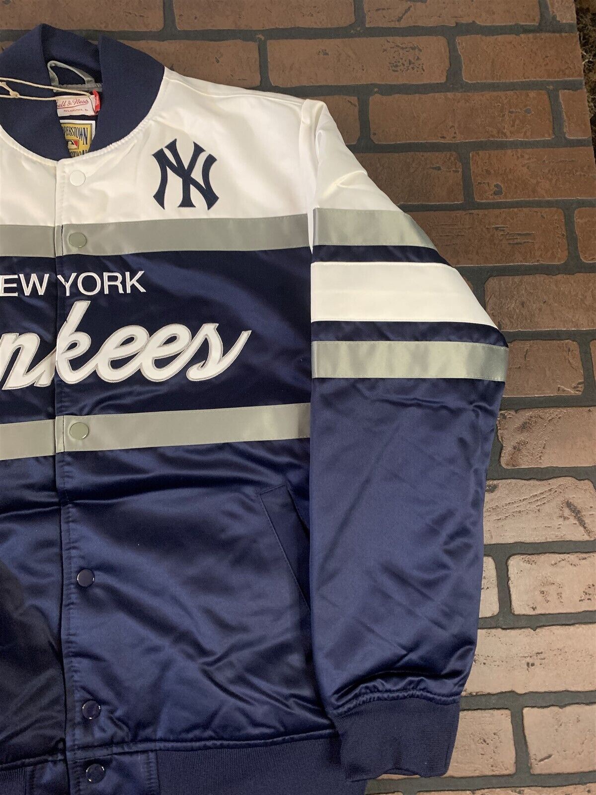 YANKEES Mitchell & Ness Special Script Heavyweight Jacket S M L XL 2XL 3XL