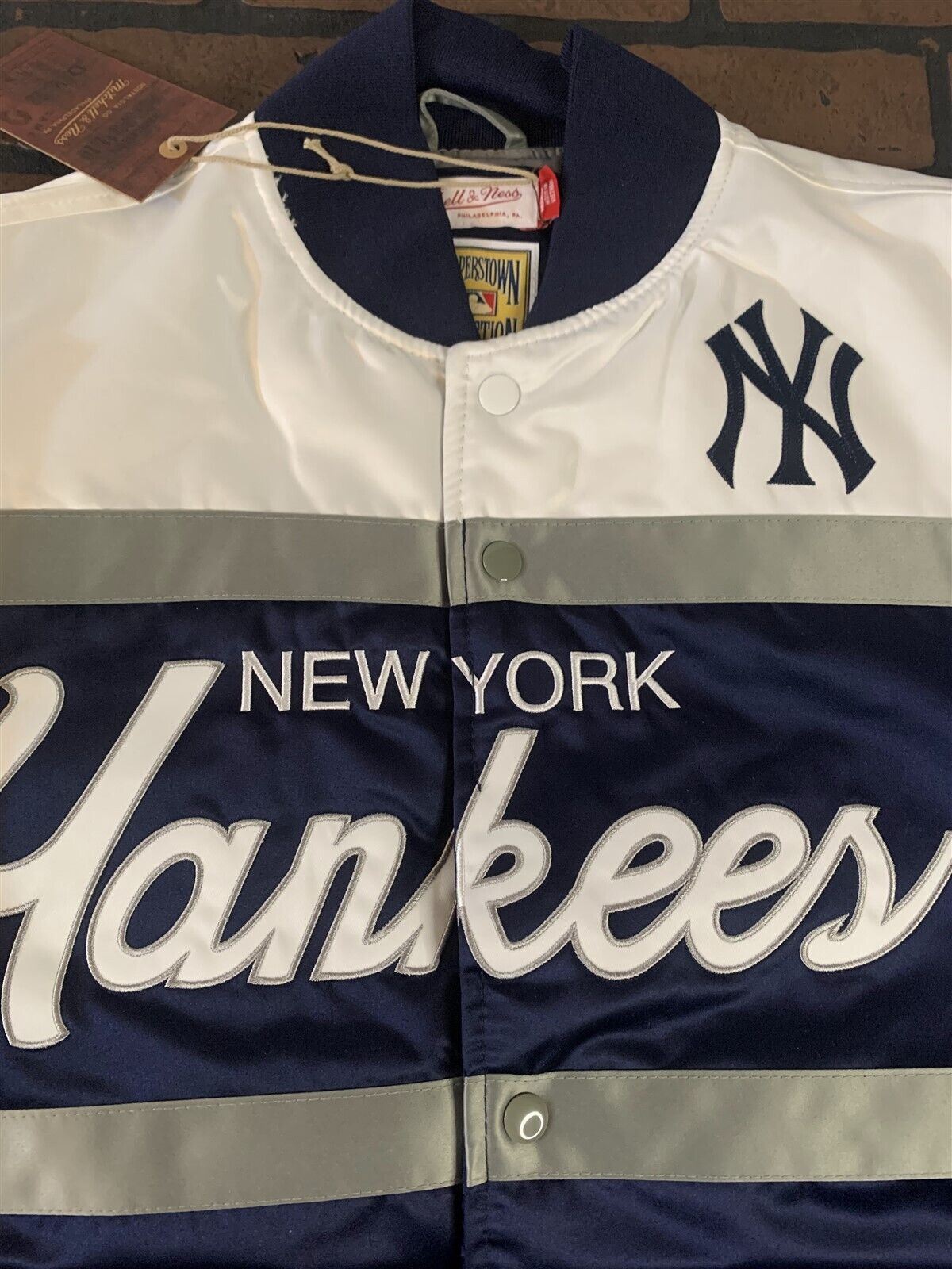 YANKEES Mitchell & Ness Special Script Heavyweight Jacket S M L XL 2XL 3XL