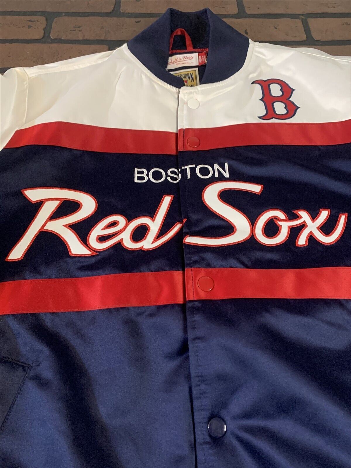 BOSTON Mitchell & Ness Special Script Heavyweight Jacket M L XL 2XL