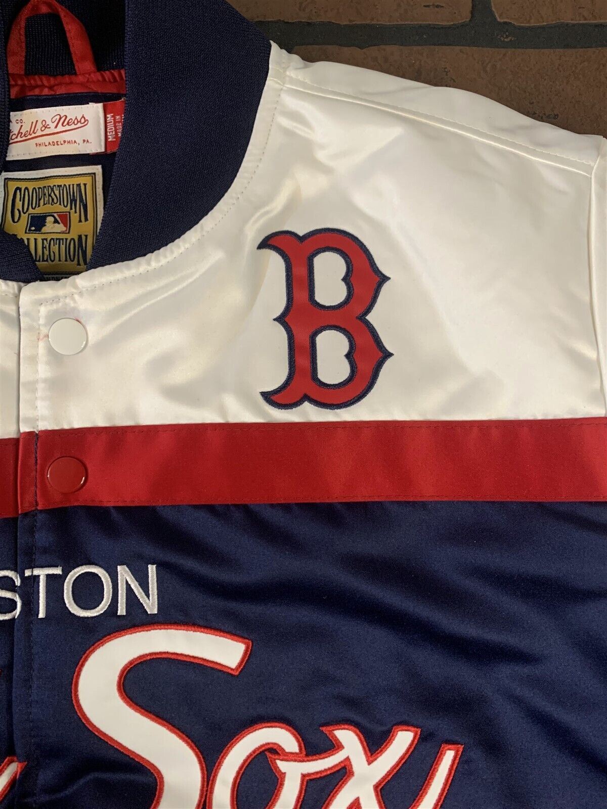 BOSTON Mitchell & Ness Special Script Heavyweight Jacket M L XL 2XL