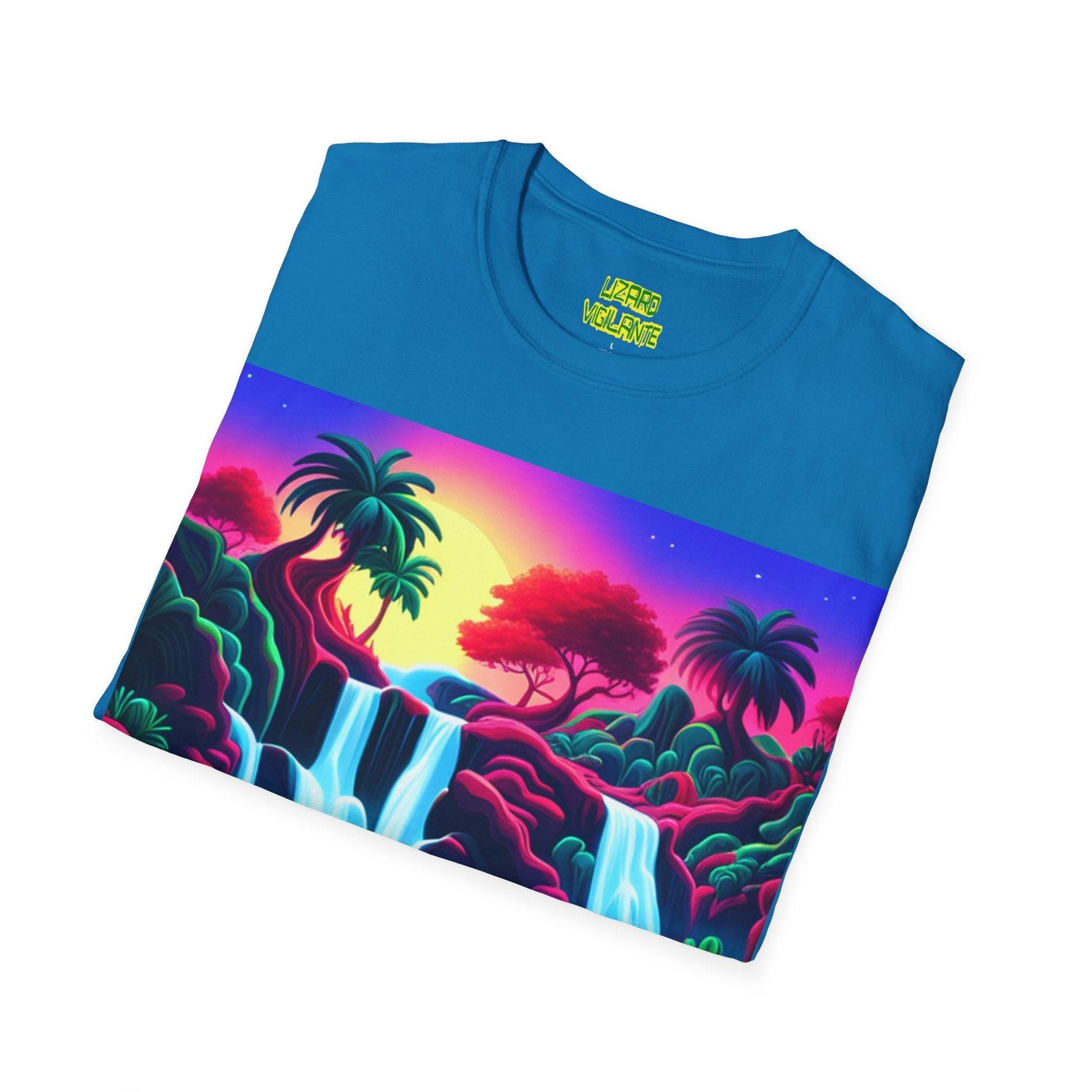 Tropic Topic Unisex Softstyle T-Shirt - Lizard Vigilante