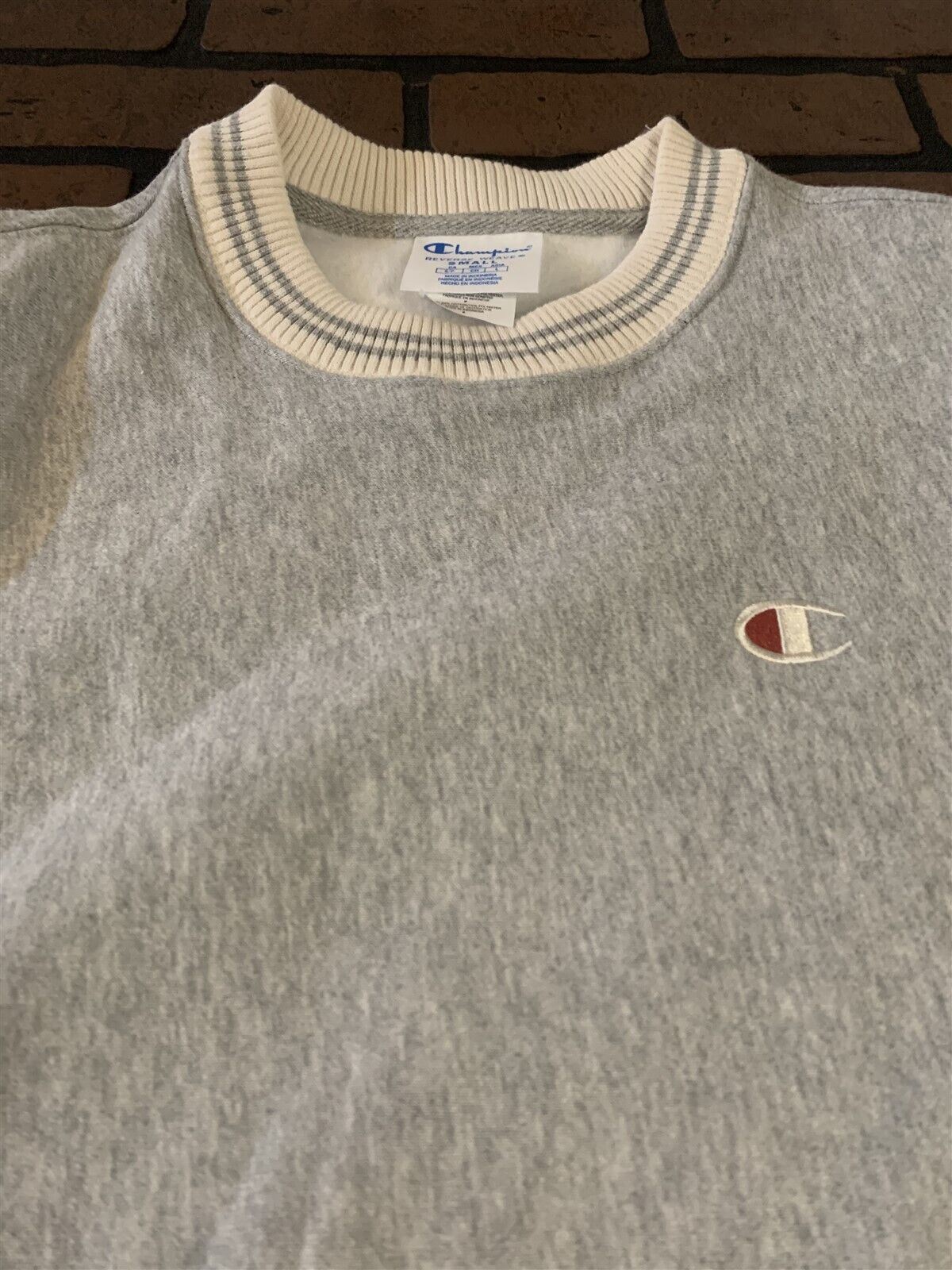 CHAMPION Oxford Gray Crew Neck~BRAND NEW~ S M L